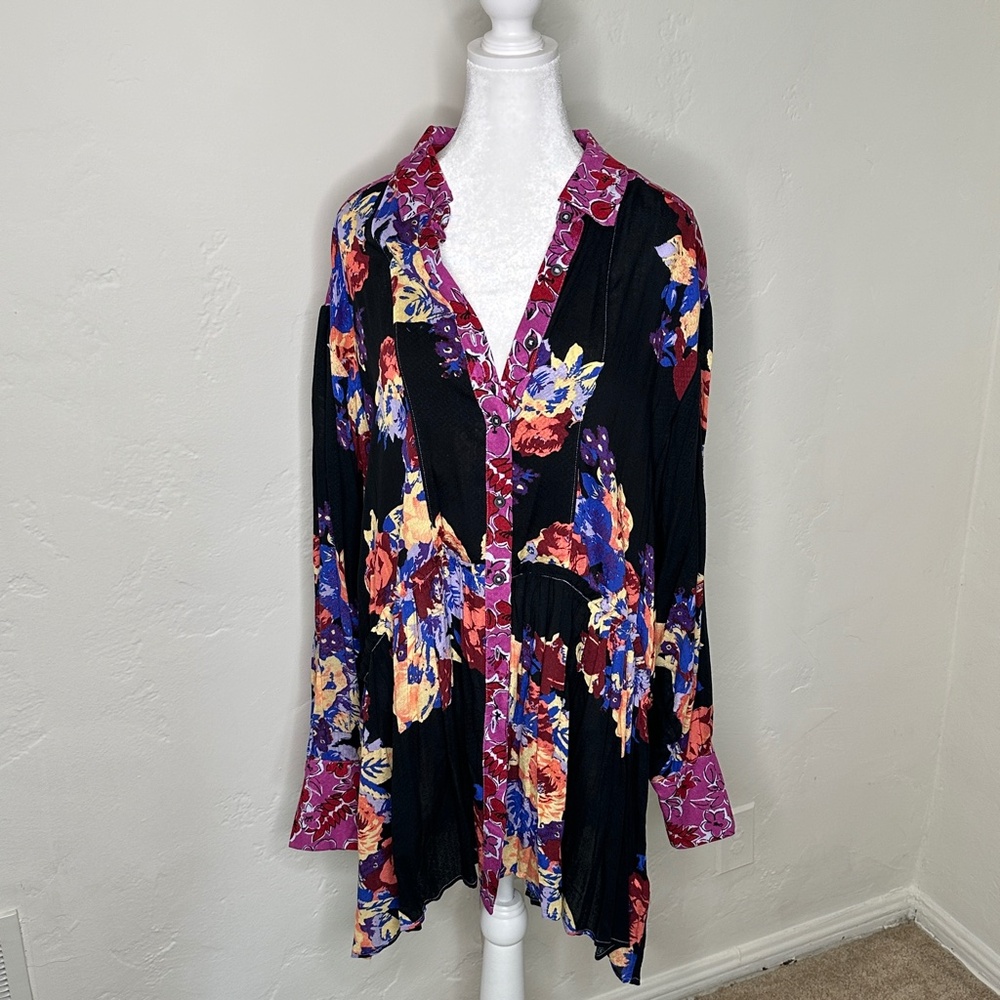 NWT- Free People Women’s Brunch A Bunch Boho Tunic- Medium - Picture 3 of 15